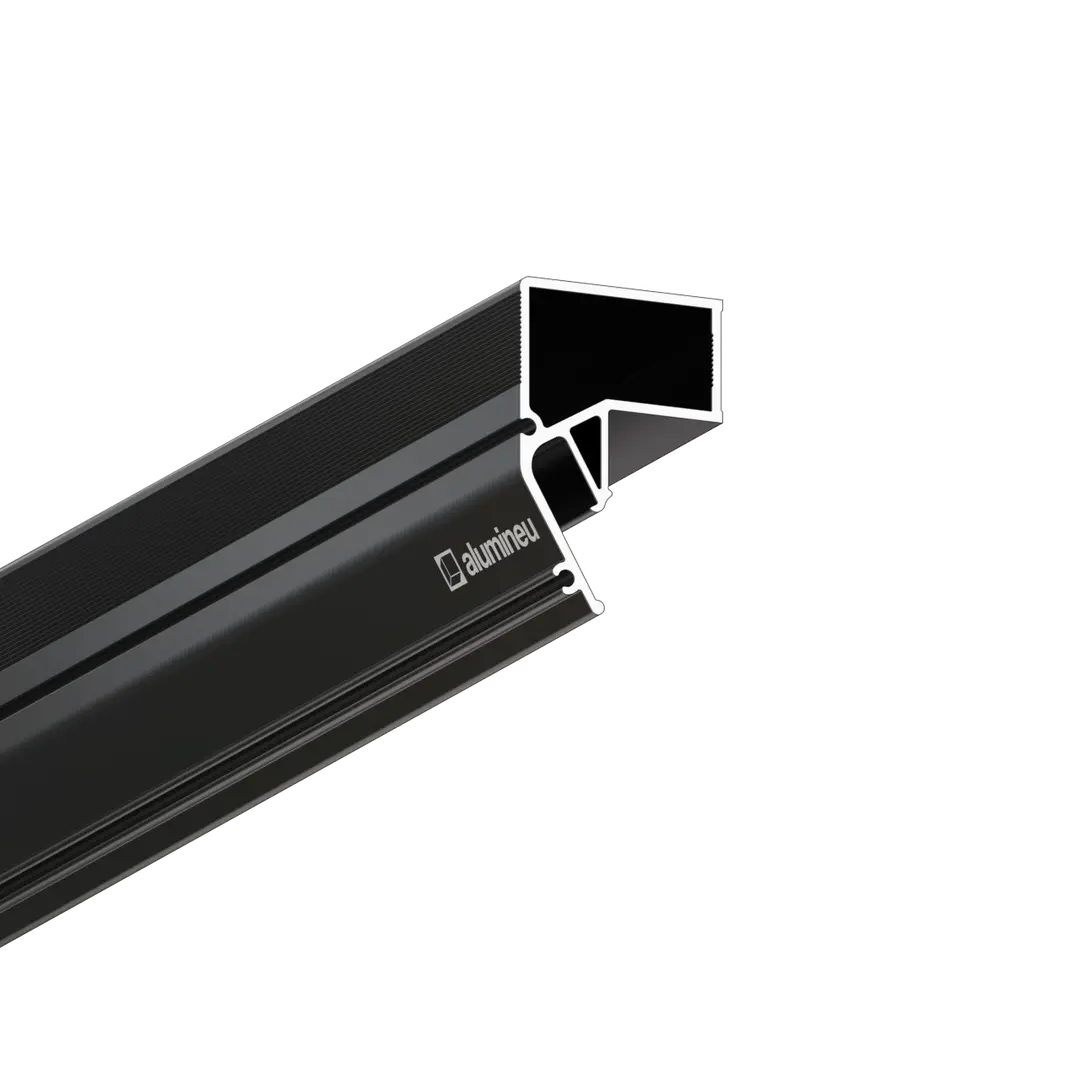 Profiel FLOATIA X303, Zwart mat, close-up