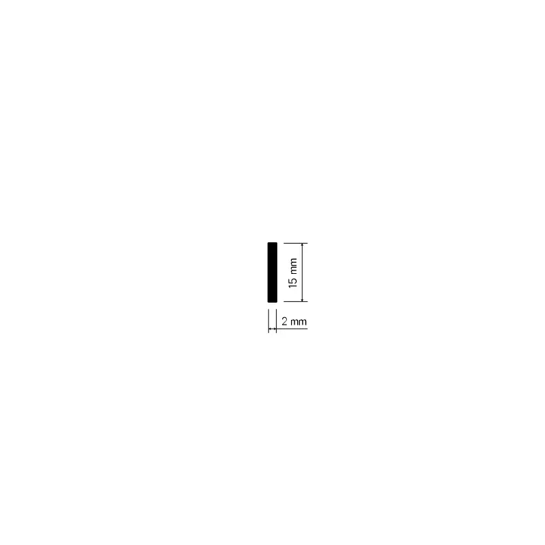 Profil BANDURA X801 — beschriftete Zeichnung