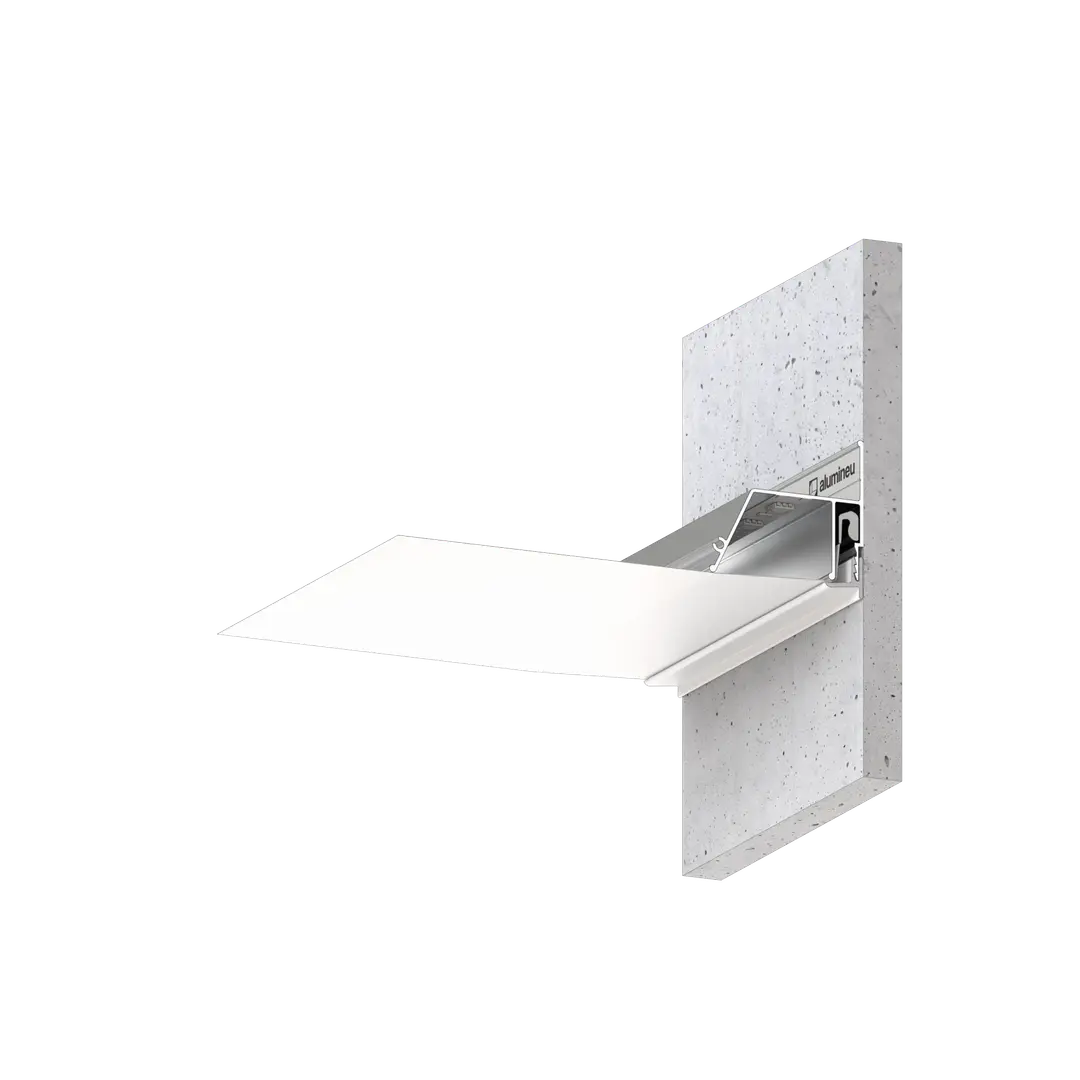Profil CONTURA X601, Unbehandelt, Montagebeispiel