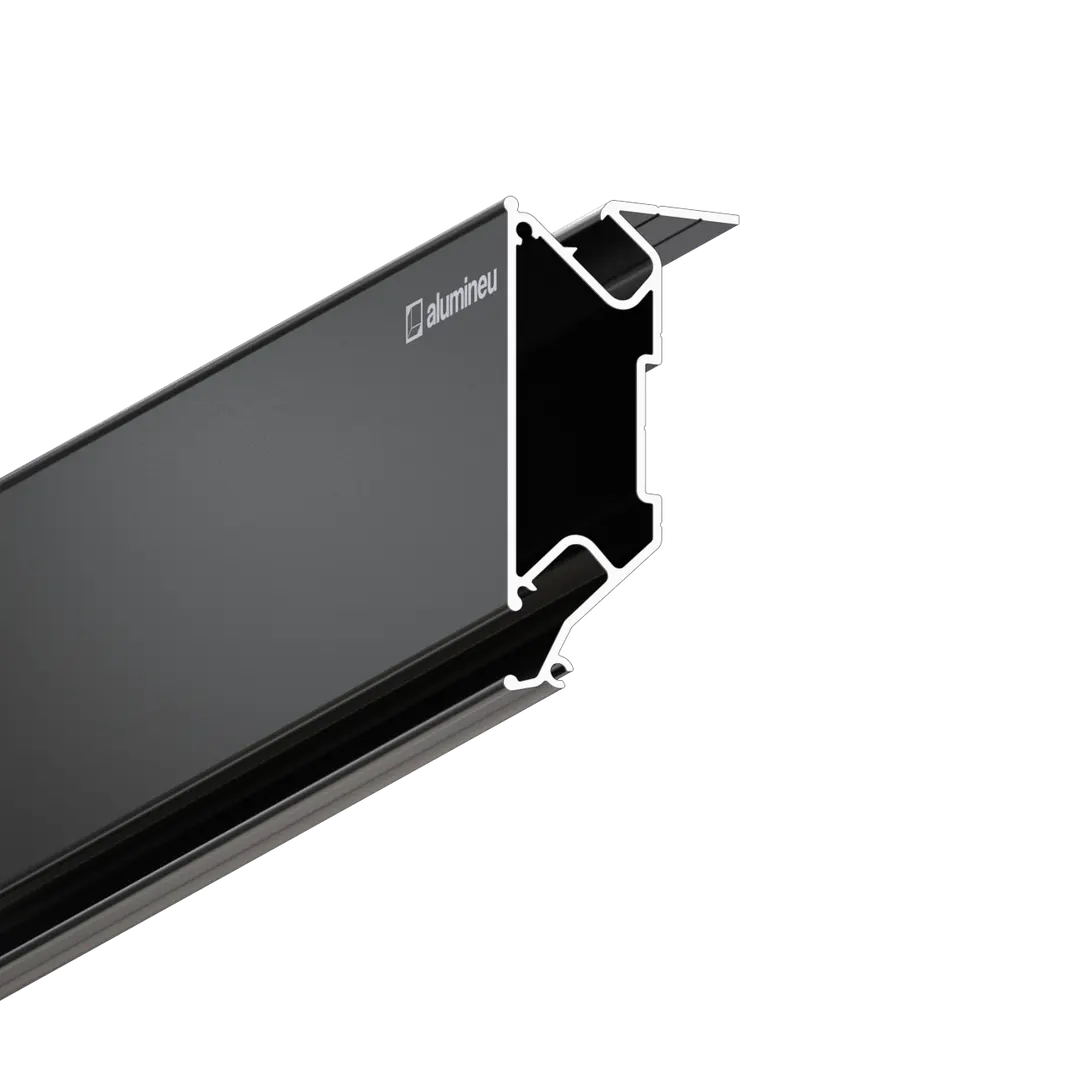 Profiel STRATOS X704, Zwart mat, close-up