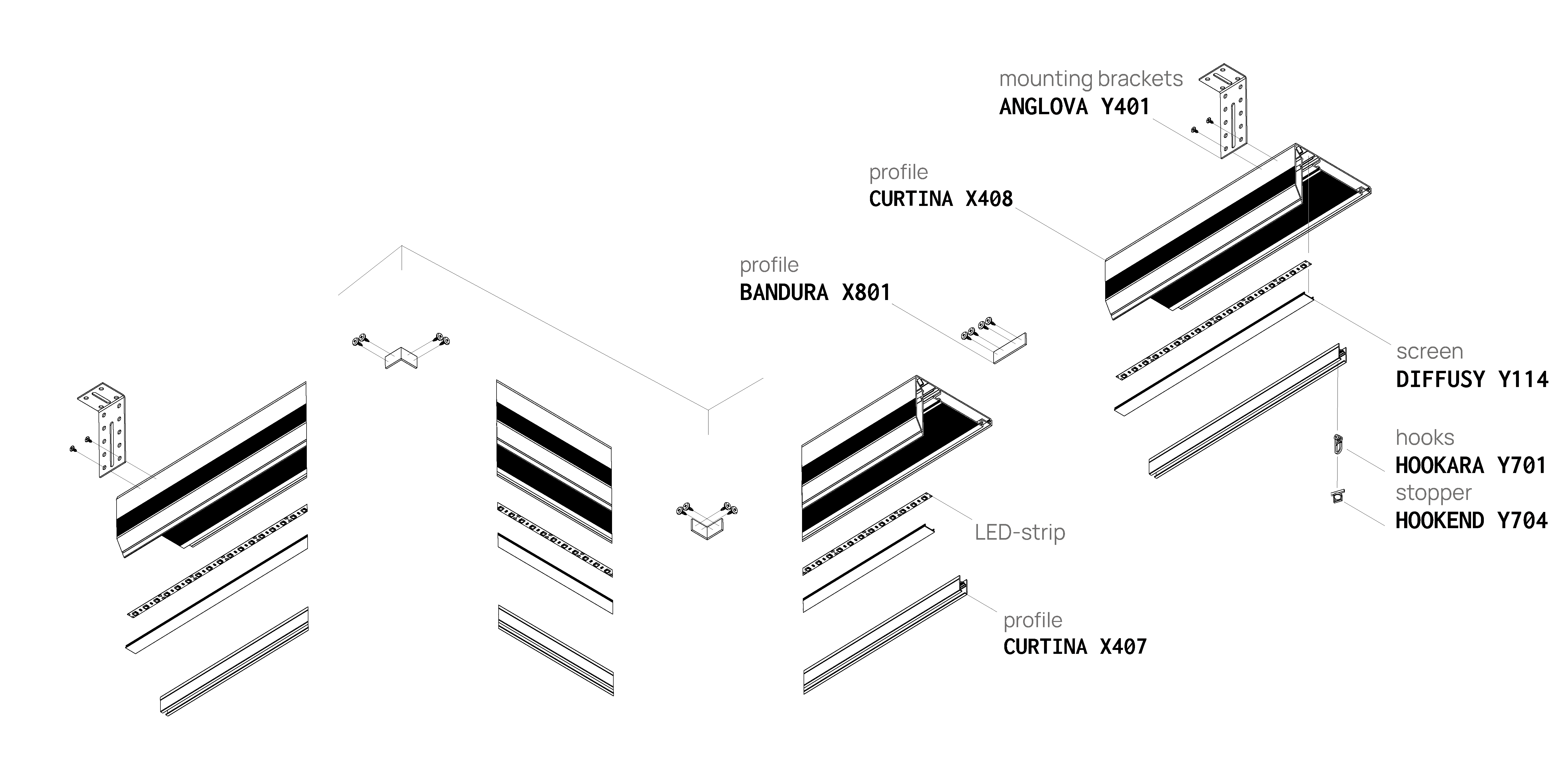 Profile CURTINA X408