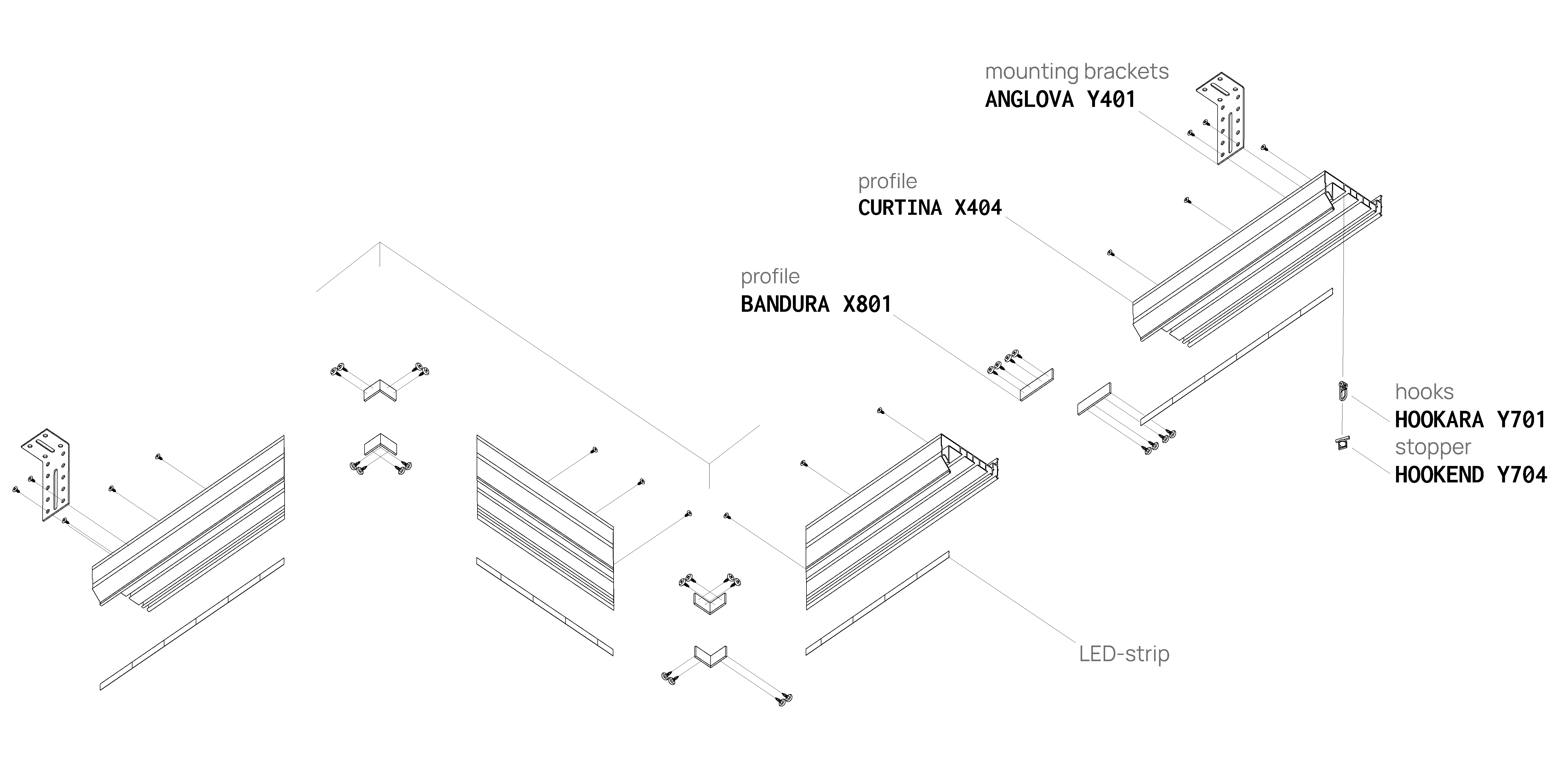Profile CURTINA X404