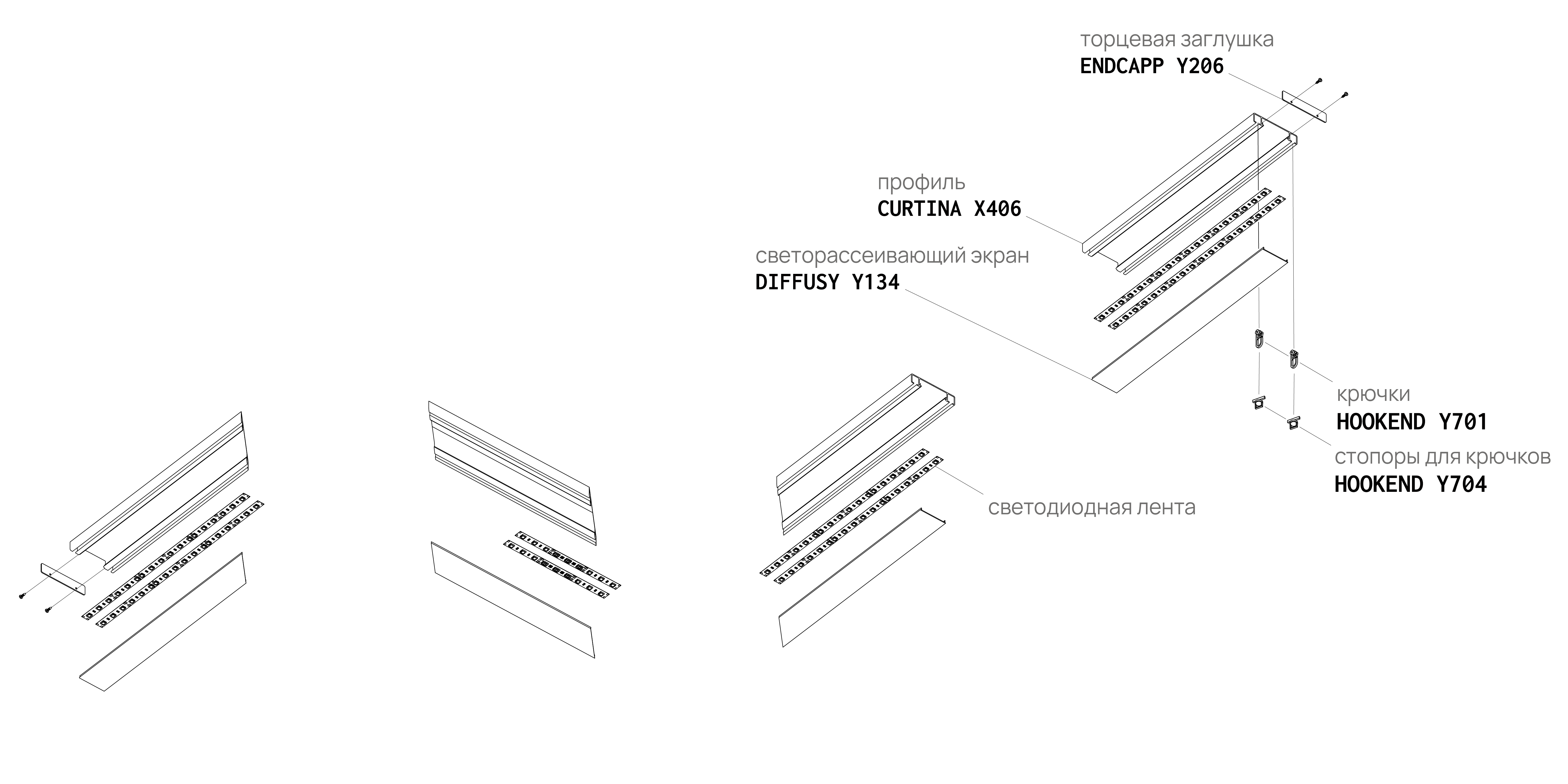 Профиль CURTINA X406