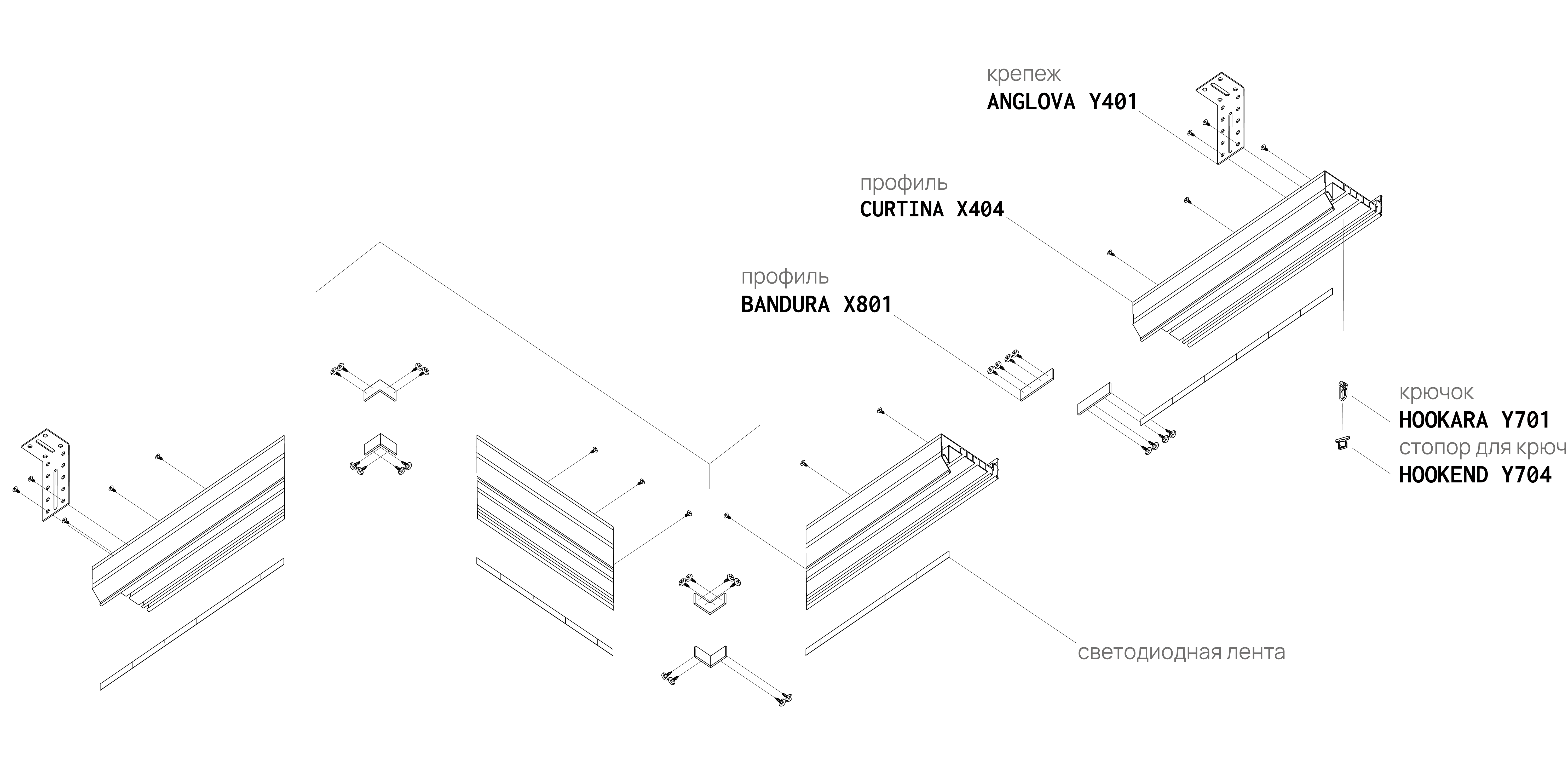 Профиль CURTINA X404