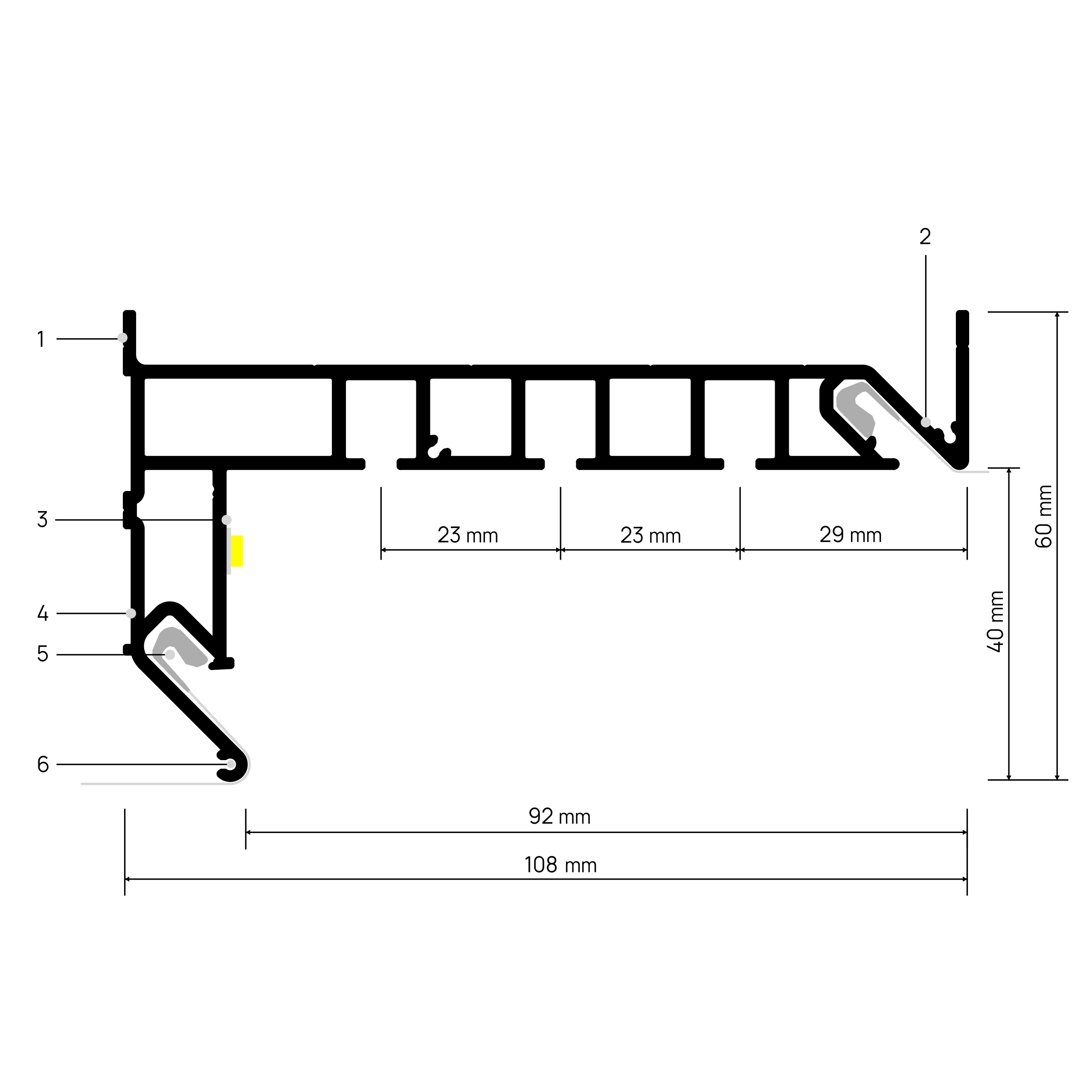 Profile CURTINA X403