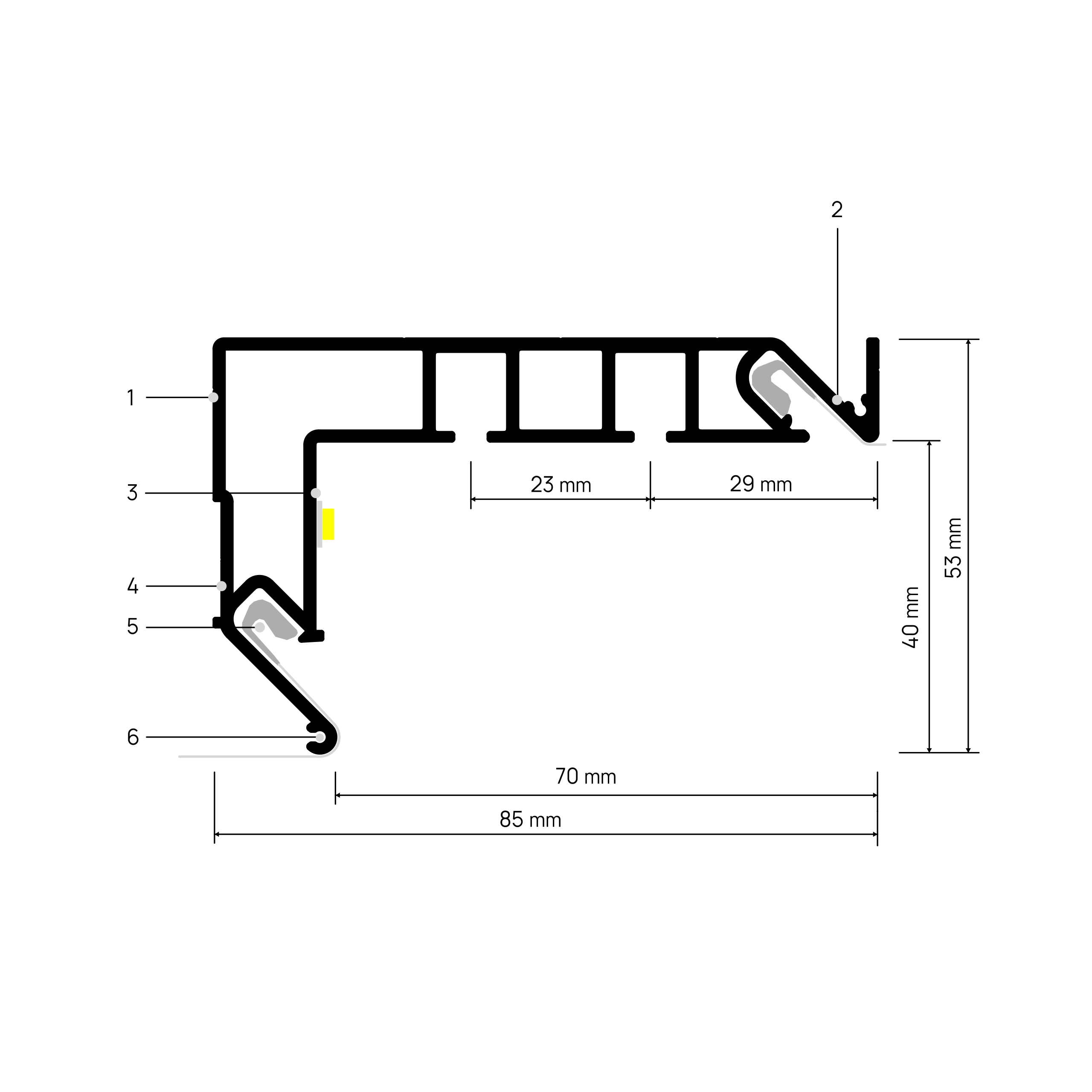 Profil CURTINA X402